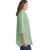Woman Within Plus Size Button-Front Embroidered Tunic - 4 of 4