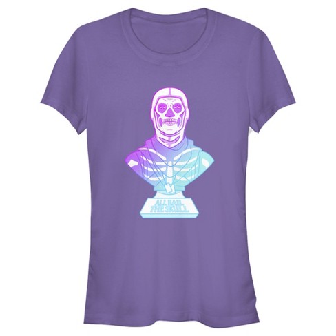 Junior's Skull Trooper All Glow T-shirt : Target