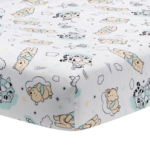 Lambs & Ivy Winnie The Pooh Hugs Fitted Crib Sheet : Target