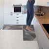 Unique Bargains Modern Geometric Non-Slip Kitchen Floor Mats Set - 2 of 4