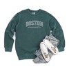 Simply Sage Market Women's  Garment Dyed Graphic Sweatshirt Embroidered Boston Massachusetts - 3 of 3