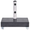 VidaXL Umbrella Base Black 17.7 in.x9.8 in.x3.1 in. Granite - 2 of 4