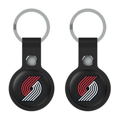 Keyscaper NBA Western Conference Teams Insignia Black Airtag Holder 2-Pack