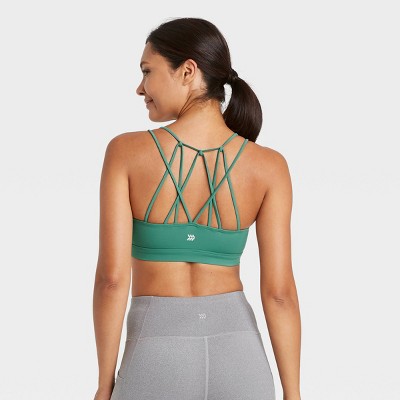 strappy sports bra target