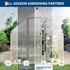 8'X10' Aluminum-Framed Polycarbonate Greenhouse,with Quick Setup Structure and Roof Vent, Large Enhanced Aluminum Greenhouses Kit for Outdoors - 4 of 4