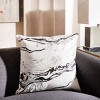 Pipin Pillow - Beige/Black - 18"X18" - Safavieh - 2 of 4