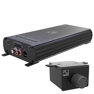 Wavtech LINK500.1MINI 500 Watt Mono Amplifier with LINKRC Bassknob - 1 of 4