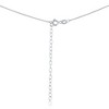 Links of Italy Sterling Silver 1.4mm Diamond-Cut Cable Chain - Rhodium Plated - Silver - 16+2 Inch - 2 of 3