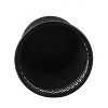 Unique Bargains Metal Mesh Cylindrical Pen Holder Container Black 4" x 3.5" - 2 of 3