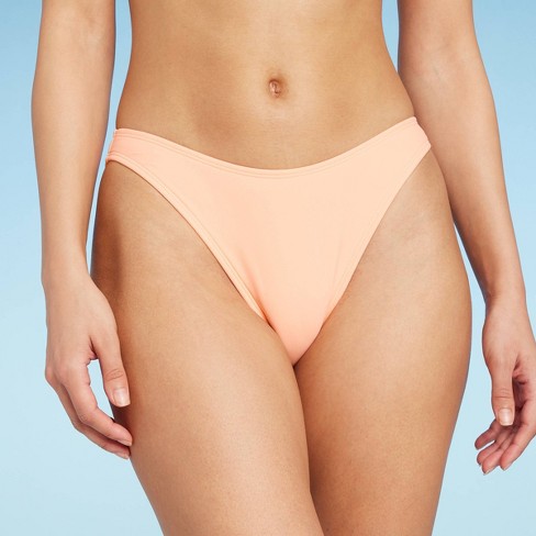 Women's Scoop Front Cheeky Extra High Leg Bikini Bottom - Wild Fable™ - image 1 of 4