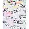 Peanuts Girls' Snoopy Dream In Color Tie-Dye Character Pajama Set Shorts Multicolored - 4 of 4