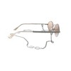 Jimmy Choo JC SONNY/S 9F6 Womens Geometric Sunglasses Silver Peach 58mm - 3 of 3