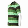 Gioberti Men's Slim Fit Wide Striped Polo Shirt With Pocket - Contrasting Collar Short Sleeve Yarn Dye - 3 of 4