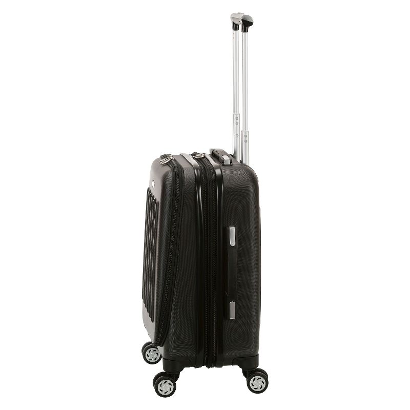 Rockland Titan Polycarbonate Hardside Carry On Spinner Suitcase - Black, 4 of 8