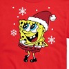 Men's - SpongeBob SquarePants - Cute Santa Spongebob Christmas Short Sleeve Graphic T-Shirt - 2 of 4