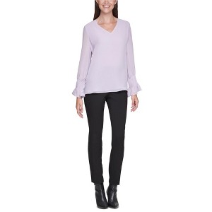 Calvin Klein Womens Solid Pullover Blouse - 1 of 1
