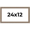 PosterPalooza | Panoramic Deco Silver Picture Frame - UV Acrylic, Foam Board Backing, Hanging Hardware - 2 of 4