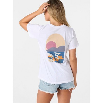 Hang Ten Modern Mood Tee White- X Small