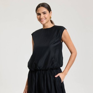 Women's Sleeveless Bubble Top - A New Day™ - 1 of 3