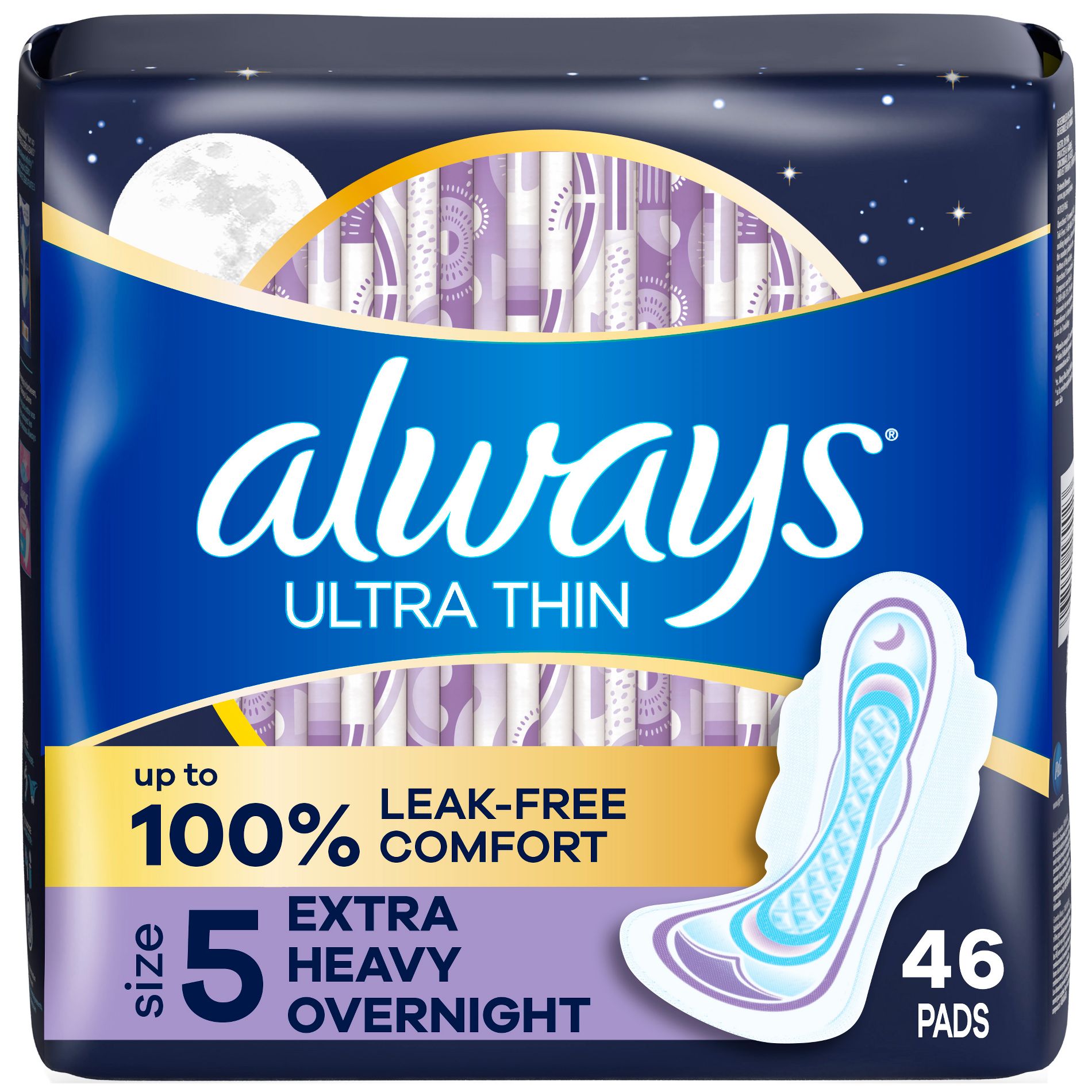 Always Ultra Thin Extra Heavy Overnight Pads