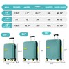 YONWAY 3-Piece Luggage Sets, ABS Hardshell Expandable Luggage Sets, with TSA Lock and Spinner Wheel - 3 of 4