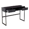 Lyngins Narrow Entryway Table with 2 Drawers and 1 Open Bottom Storage Shelf,Stylish Minimalist Console Table for Living Room - 2 of 4