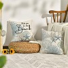 Take Me to The Beach Summer Throw Pillow Covers, 18 x 18 Inch Blue Ocean Starfish Summer Cushion Case - 2 of 4