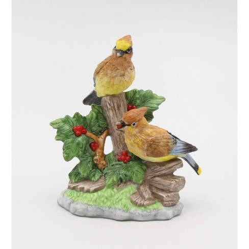 Kevins Gift Shoppe Ceramic Cedar Waxing Bird Figurine : Target