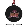 Shaw University Primary Logo Aluminum Holiday Christmas Tree Ornament  3.0" (7.6 cm) x 3.37" (8.6 cm) - 3 of 4