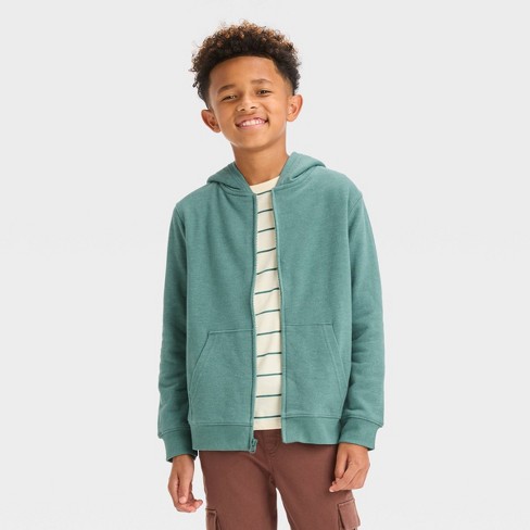 Boys' Thermal Pullover Sweatshirt - Cat & Jack™ Blue XS