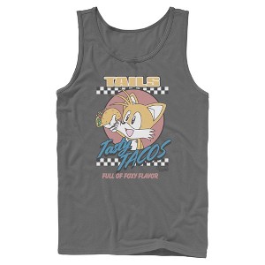 Mens Sonic the Hedgehog Tails Tasty Tacos Tank Top - 1 of 4