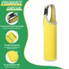Unique Bargains Elastic Neoprene Commuting Jogging Cycling Insulated Bottle Sleeves with Carrying Handle 2 Pcs - 3 of 4
