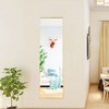 59x16 Inch Slim Full-Length Mirror, Gold Frame with Non-Slip Base, Bathroom/Bedroom Use - 2 of 4