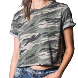 Women's Short Sleeve Crop Top - Zutter - 1 of 3