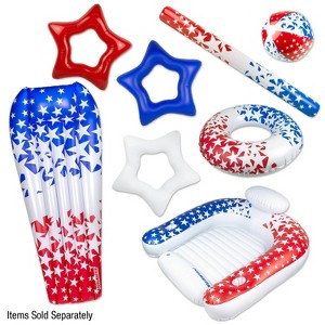 Poolmaster American Stars Inflatable Swimming Pool Tube - 3pk - 1 of 4