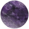 Purple Eggplant And Lavender Abstract Washable Indoor Outdoor Area Rug - 4 of 4
