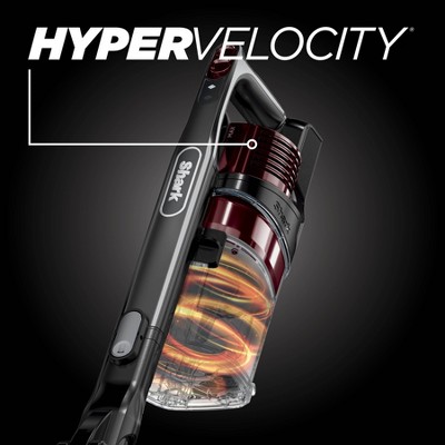 Shark Vertex Cordless Stick Vacuum with DuoClean PowerFins IZ464H 10" Cleaning Path Burgundy: Lightweight, Pet Hair, HEPA, 60 Min Run Time