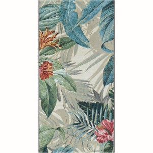 Unique Loom    Outdoor Botanical Kula Area Rug - 1 of 4