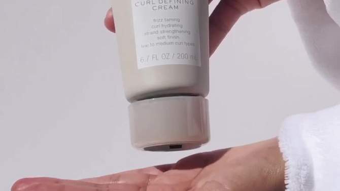 Kristin Ess Ultra Light Curl Defining Cream - Frizz Control + Curl Hydrating - 6.7 fl oz, 2 of 5, play video