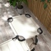 MOEPISY Outdoor Lounge Chair, Adjustable Backrest Folding Chaise Lounge - 2 of 4