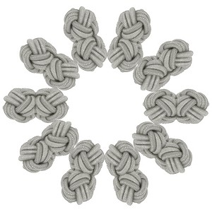 Unique Bargains Elastic Fabric Silk Knot Cufflink for Men - 1 of 4