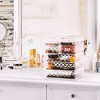 Sorbus Acrylic Makeup Organizer Case - Big Clear Makeup Organizer for Vanity, Bathroom, College Dorm, Closet, Desk - 2 of 4