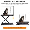 Garvee Electric Dog Grooming Table, Height Adjustable Pet Grooming Table with Anti-Slip Foot & Tabletop, Dog Grooming Station, 47" - 2 of 4