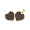 Black Bow Jewelry 14k Yellow Gold 15mm Scroll Heart Locket - 3 of 4