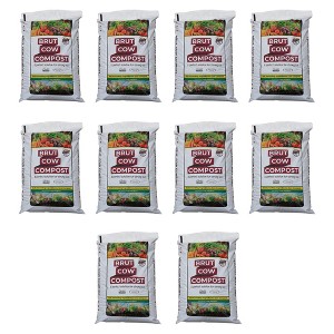 Brut Organic Chicken Compost Nutrient Rich Garden Fertilizer for Farm (10 Pack) - 1 of 4