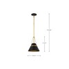 Nuvo Lighting Adina 1 - Light Pendant in  Matte Black - 4 of 4