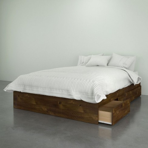 Full Soho 3 Drawer Bed Truffle Nexera, Target Queen Size Bed Frame
