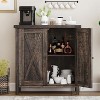Buffet Cabinet, Farmhouse Sideboard with Adjustable Shelf, Kitchen Storage Cabinet, Entryway Cabinets with Storage - 3 of 4