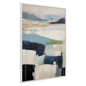 Kate & Laurel All Things Decor 31.5"x41.5" Sylvie Skyline I Framed Canvas by Amy Lighthall White - 1 of 4