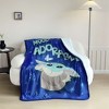 Disney Star Wars The Mandalorian Adorable Silk Touch Throw with Plush Fleece Back 46" x 60" - 4 of 4